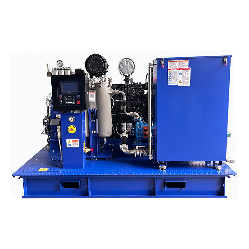 Hogedruk waterstraal rioolreinigingsmachine